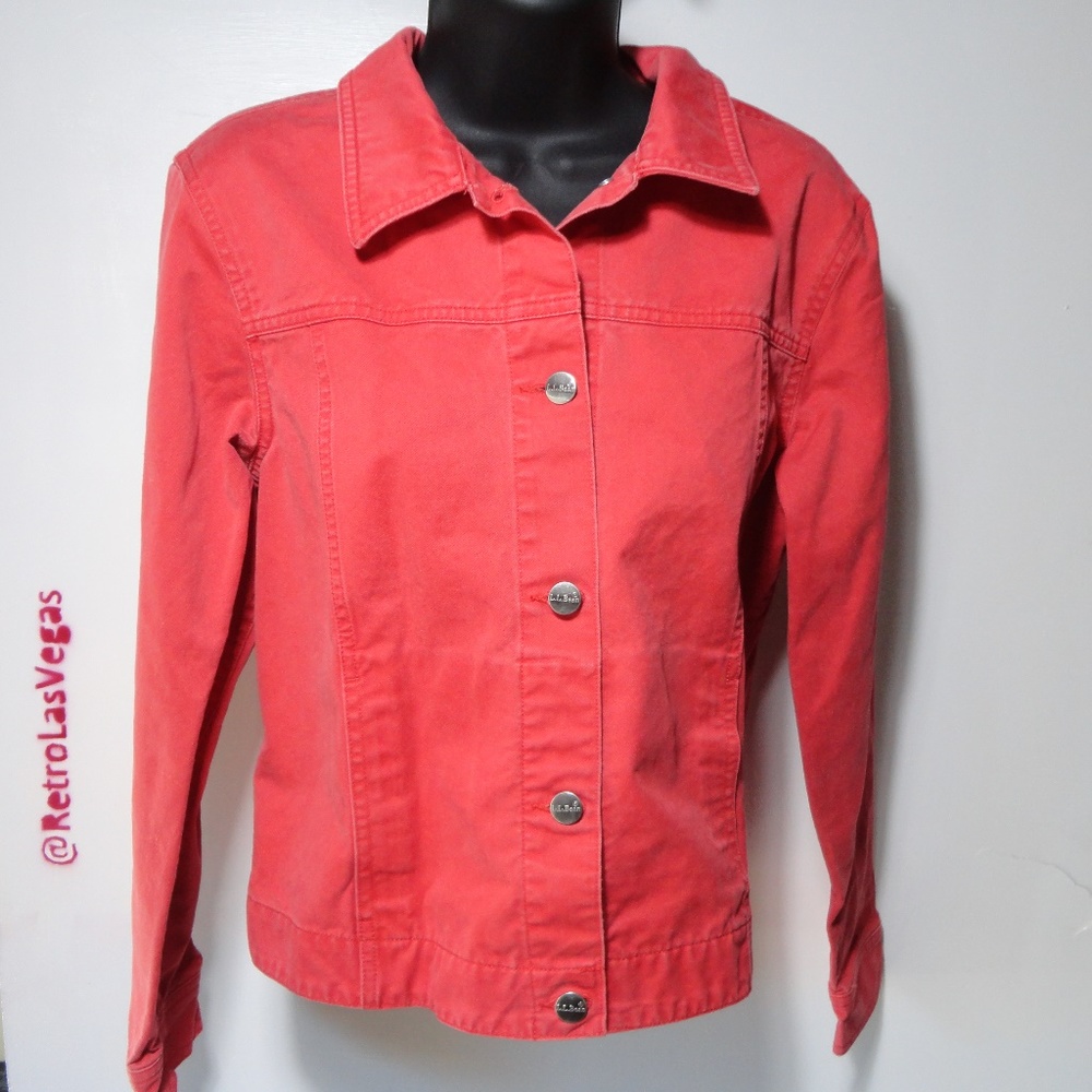 Women's L.L. Bean Button Up Shirt Jacket